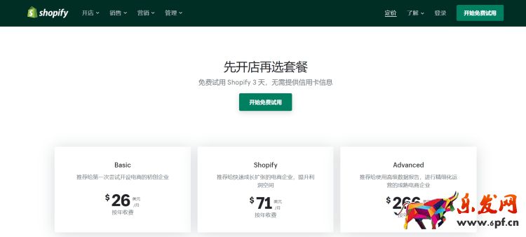 Shopify 會員多少錢一個月？Shopify 收費標準整理